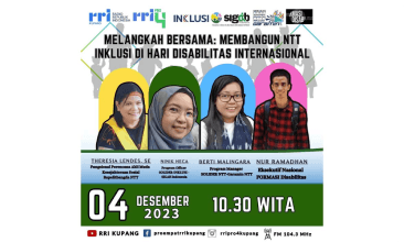 Ilustrasi Gambar dari Radio Talkshow: Melangkah Bersama “Membangun NTT Inklusi di Hari